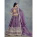 Picture of Sublime Silk Plum Lehenga Choli