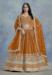 Picture of Bewitching Silk Dark Golden Rod Lehenga Choli