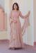 Picture of Stunning Cotton Rosy Brown Readymade Gown