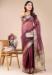 Picture of Fascinating Organza Plum Lehenga Sarees