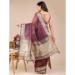 Picture of Fascinating Organza Plum Lehenga Sarees