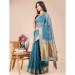 Picture of Classy Organza Dark Sea Green Lehenga Sarees