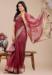 Picture of Stunning Organza Saddle Brown Lehenga Sarees