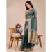 Picture of Stunning Organza Sea Green Lehenga Sarees