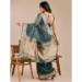 Picture of Stunning Organza Sea Green Lehenga Sarees