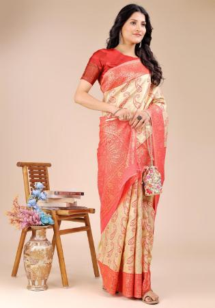Picture of Radiant Silk Wheat Saree