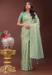 Picture of Amazing Cotton Dark Sea Green Saree