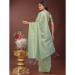 Picture of Amazing Cotton Dark Sea Green Saree