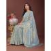 Picture of Pretty Cotton Steel Blue Saree