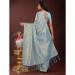 Picture of Pretty Cotton Steel Blue Saree