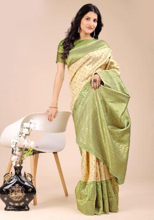 Picture of Alluring Silk Wheat Saree