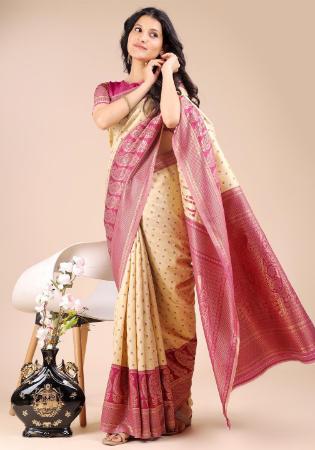 Picture of Pretty Silk Burly Wood Saree