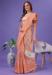 Picture of Gorgeous Cotton & Linen Dark Salmon Saree