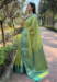 Picture of Resplendent Silk Dark Olive Green Saree