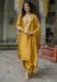 Picture of Cotton & Silk Golden Rod Readymade Salwar Kameez