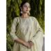 Picture of Good Looking Cotton & Silk Tan Readymade Salwar Kameez