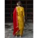 Picture of Cotton & Silk Dark Golden Rod Readymade Salwar Kameez