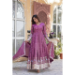 Picture of Well Formed Chiffon Indian Red Readymade Gown