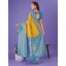 Picture of Ravishing Linen & Silk Dark Golden Rod Saree