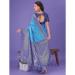 Picture of Taking Linen & Silk Turquoise Saree