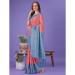 Picture of Statuesque Linen & Silk Light Coral Saree