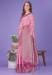 Picture of Sublime Linen & Silk Pale Violet Red Saree