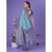 Picture of Resplendent Linen & Silk Light Steel Blue Saree