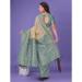 Picture of Ravishing Linen & Silk Dark Khaki Saree