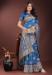 Picture of Bewitching Silk Steel Blue Saree