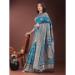 Picture of Bewitching Silk Steel Blue Saree