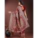 Picture of Comely Silk Maroon Saree