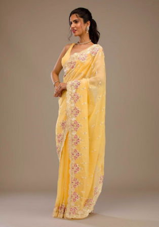 Picture of Fascinating Silk Sandy Brown Saree