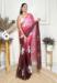 Picture of Pleasing Chiffon Maroon Saree