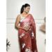 Picture of Pleasing Chiffon Brown Saree