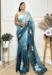 Picture of Grand Chiffon Medium Sea Green Saree