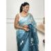 Picture of Grand Chiffon Medium Sea Green Saree
