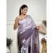 Picture of Nice Chiffon Purple Saree