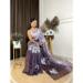 Picture of Nice Chiffon Purple Saree
