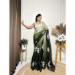 Picture of Exquisite Chiffon Dark Olive Green Saree
