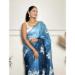 Picture of Appealing Chiffon Midnight Blue Saree