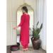 Picture of Cotton & Silk Crimson Readymade Salwar Kameez