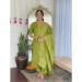 Picture of Cotton & Silk Yellow Green Readymade Salwar Kameez