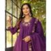 Picture of Cotton & Silk Brown Readymade Salwar Kameez