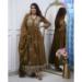 Picture of Cotton Dark Olive Green Readymade Salwar Kameez
