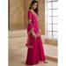 Picture of Delightful Cotton Crimson Readymade Salwar Kameez