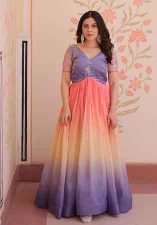 Picture of Excellent Cotton Tan Readymade Gown