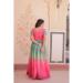 Picture of Enticing Cotton Hot Pink Readymade Gown