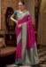 Picture of Shapely Silk Thistle Saree