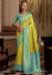 Picture of Lovely Silk Golden Rod Saree