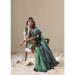 Picture of Bewitching Silk Dark Sea Green Saree